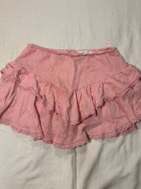 Love tree pink flowy skirt